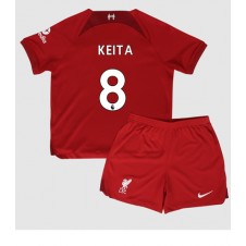 Liverpool Naby Keita #8 Hemmaställ Barn 2022-23 Korta ärmar (+ Korta byxor)